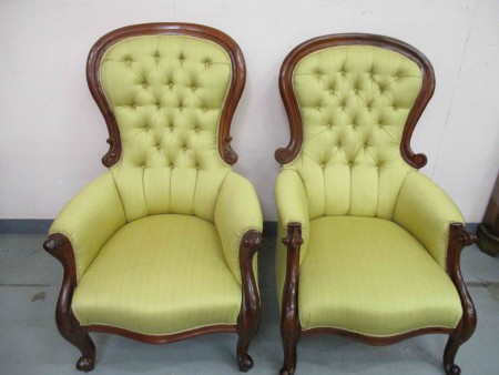 6677 - 2 x kreslo 1900 zluta latka bytovy stav  -  1 kus 5 700 kc 